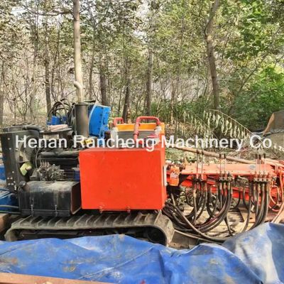 60-80 m głębokości Mała hydrauliczna maszyna do wiercenia z silnikiem wysokoprężnym o mocy 32 KM