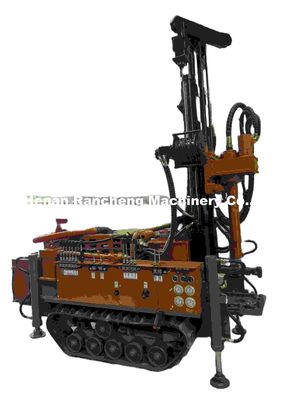 RCF150S 150m Głębokość kompaktowa gumowa ścieżka wodociągowa maszyna wiertnicza z silnikiem Yuchai o mocy 42 kW