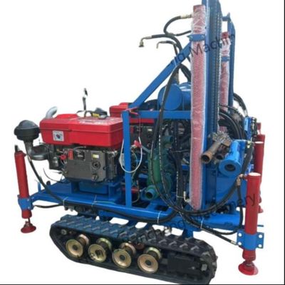 Hydrauliczny crawler zamontowany 160 m wiertarki wiertarki studni wodnej wiertarki wiertarki maszyny z silnikiem 35HP