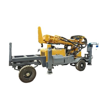 RCF220W Hydraulic Wheel Mounted Water Well Drilling Machine z silnikiem wysokoprężnym o mocy 65 kW