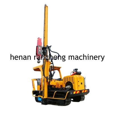 70KW silnik Solar Pile Driver Drilling Rig For Borehole