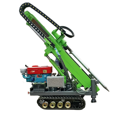 Rubber Crawler Mounted Solar Pile Driver 25HP Diesel Engine 30m Głębokość gromadzenia