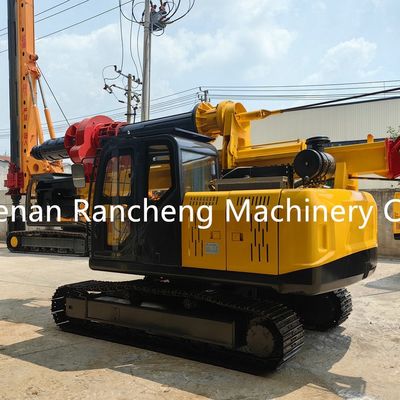 Hydraulic Bored Rotary Drilling Rig 95KW Yuchai Engine 15m Piling Depth 165T Weight